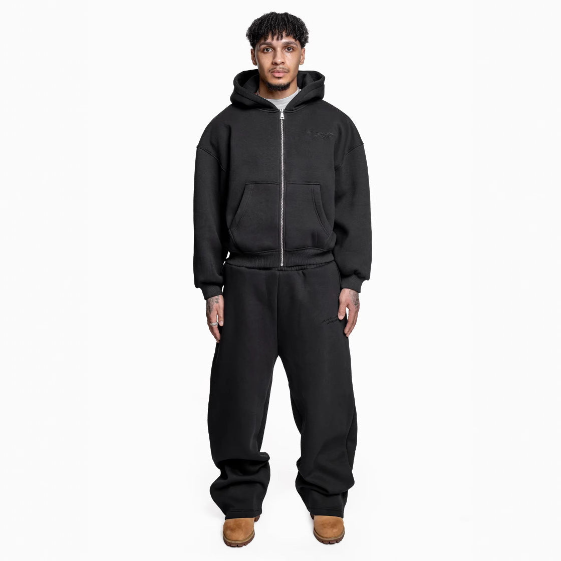 Loose Straight Trousers Suit