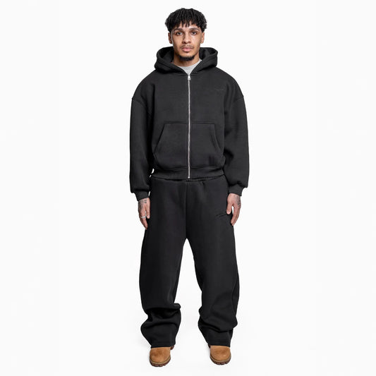 Loose Straight Trousers Suit