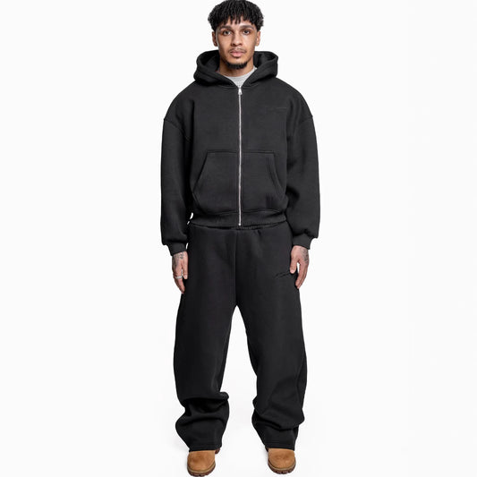 Loose Straight Trousers Suit