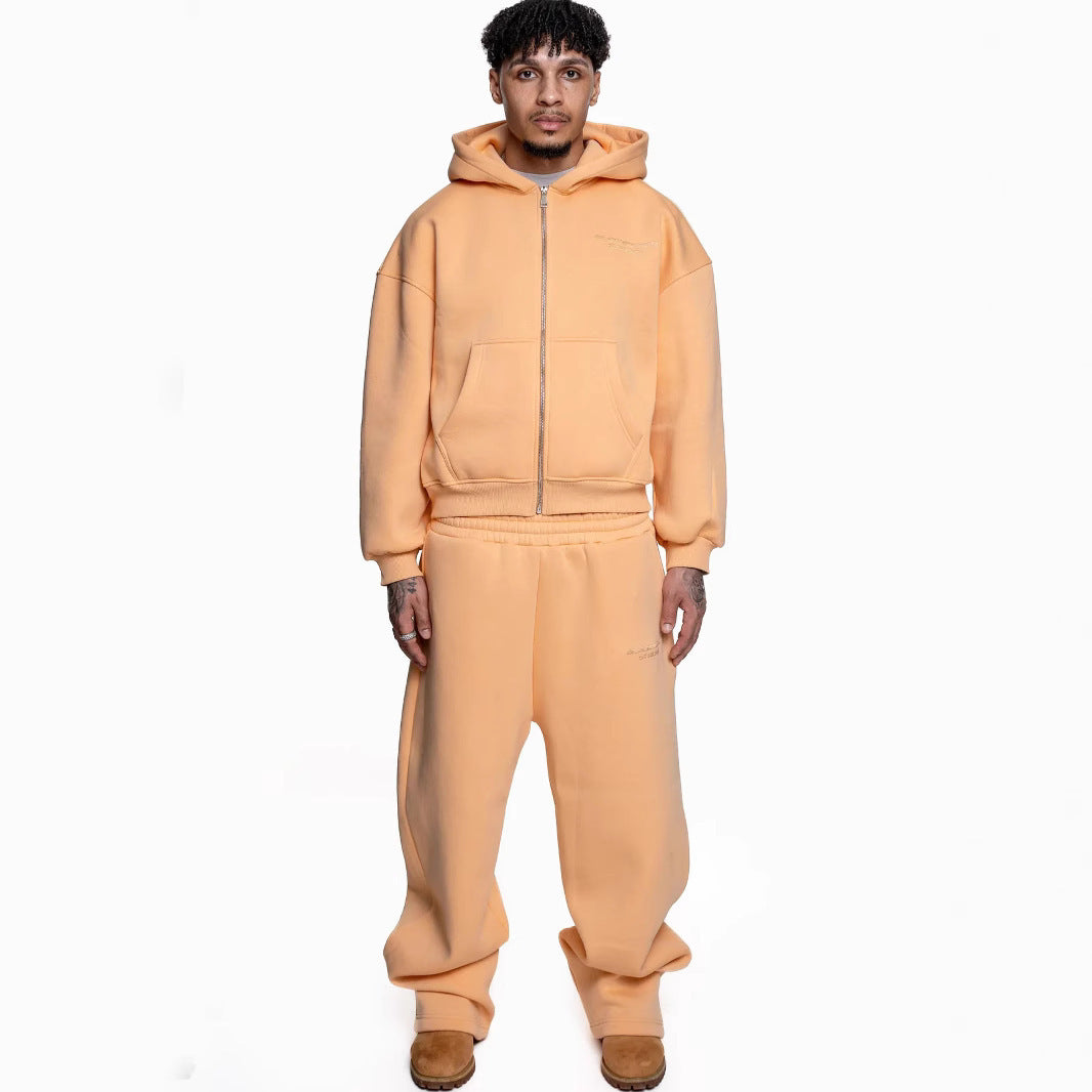 Loose Straight Trousers Suit